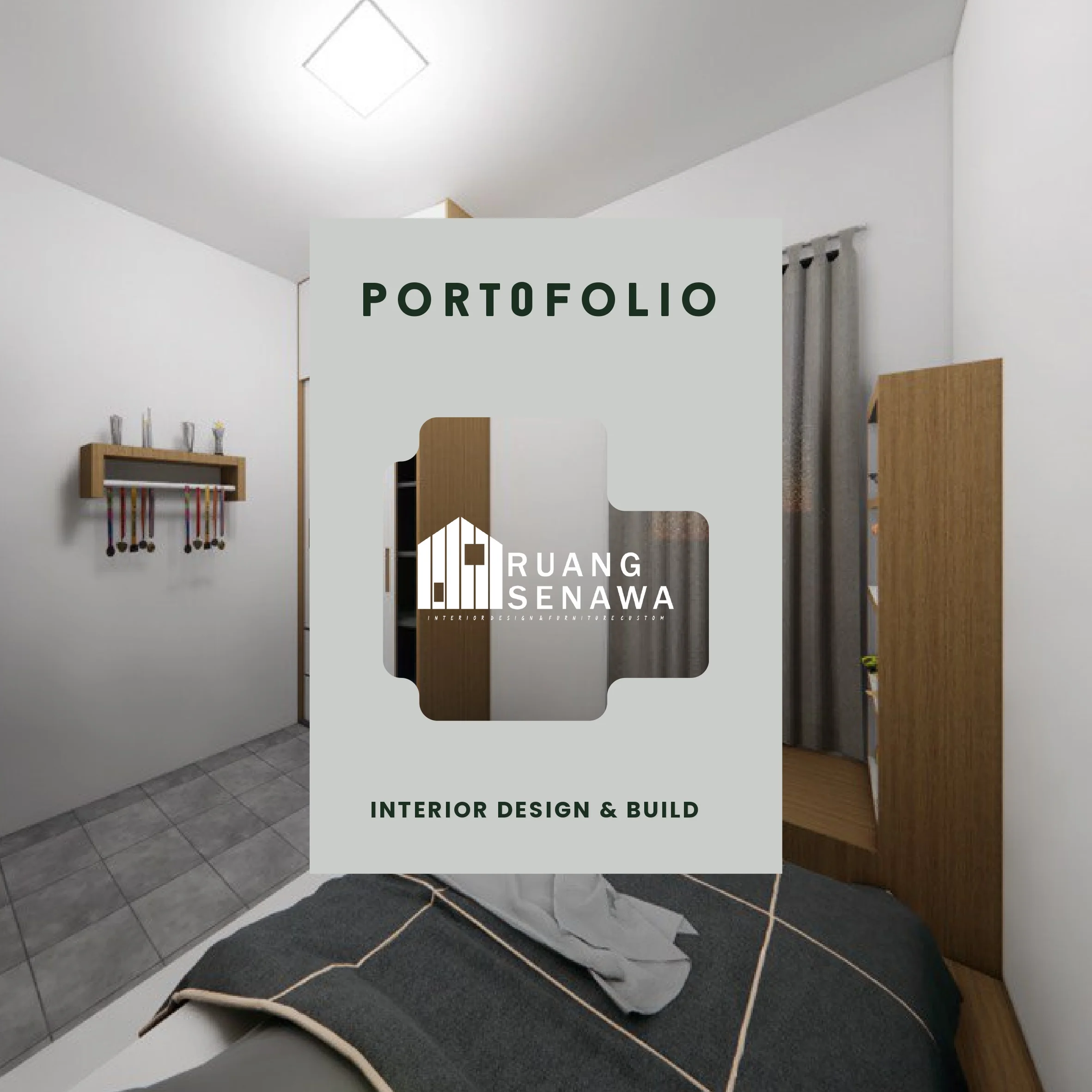 Desain Interior 3D Render Palu - Ruang Senawa